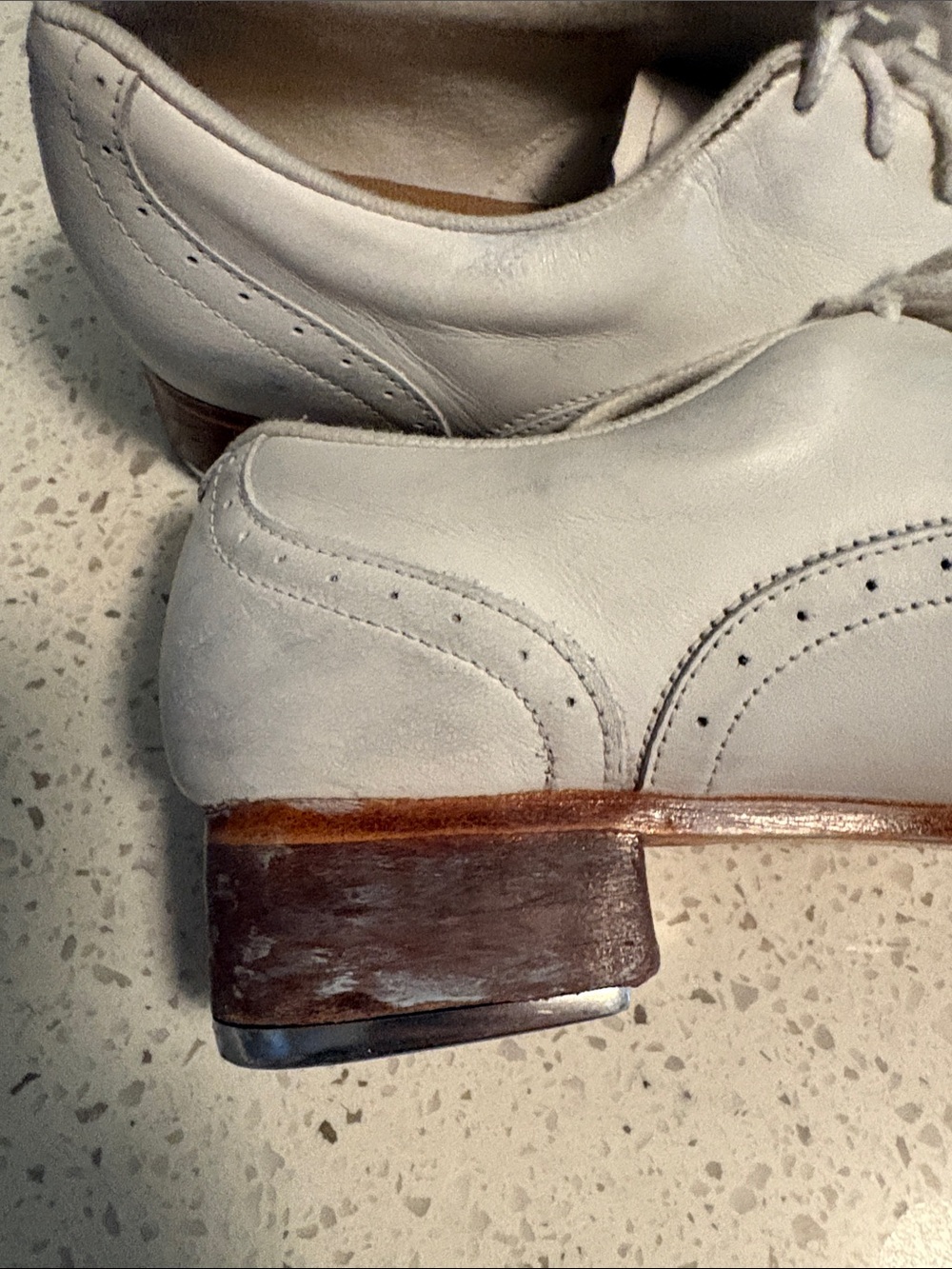 Bloch White J. Sams Tap Shoes - Picture 8 of 10